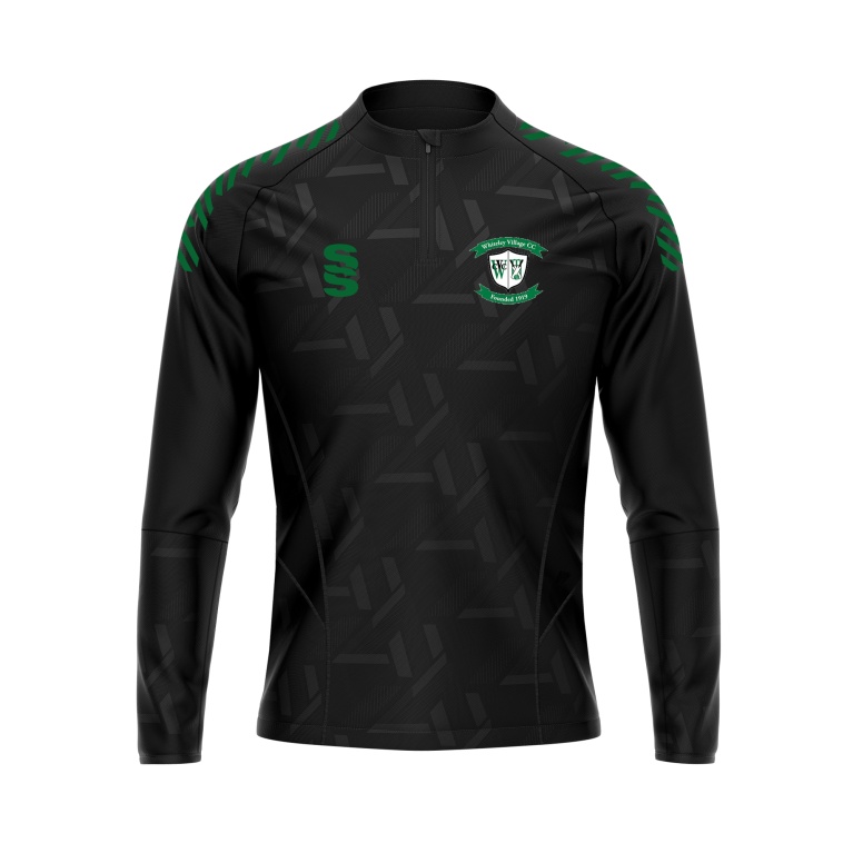 Whiteley CC Impact 1/4 Zip Performance Top : Black