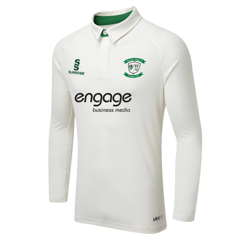 Whiteley Village Cricket Club Senior Long Sleeved Tek Playing Shirt